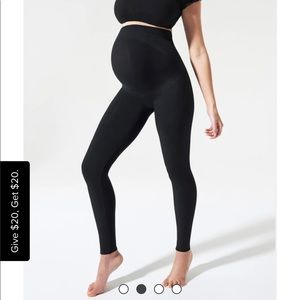 Blanqi Over the Belly Maternity Leggings.